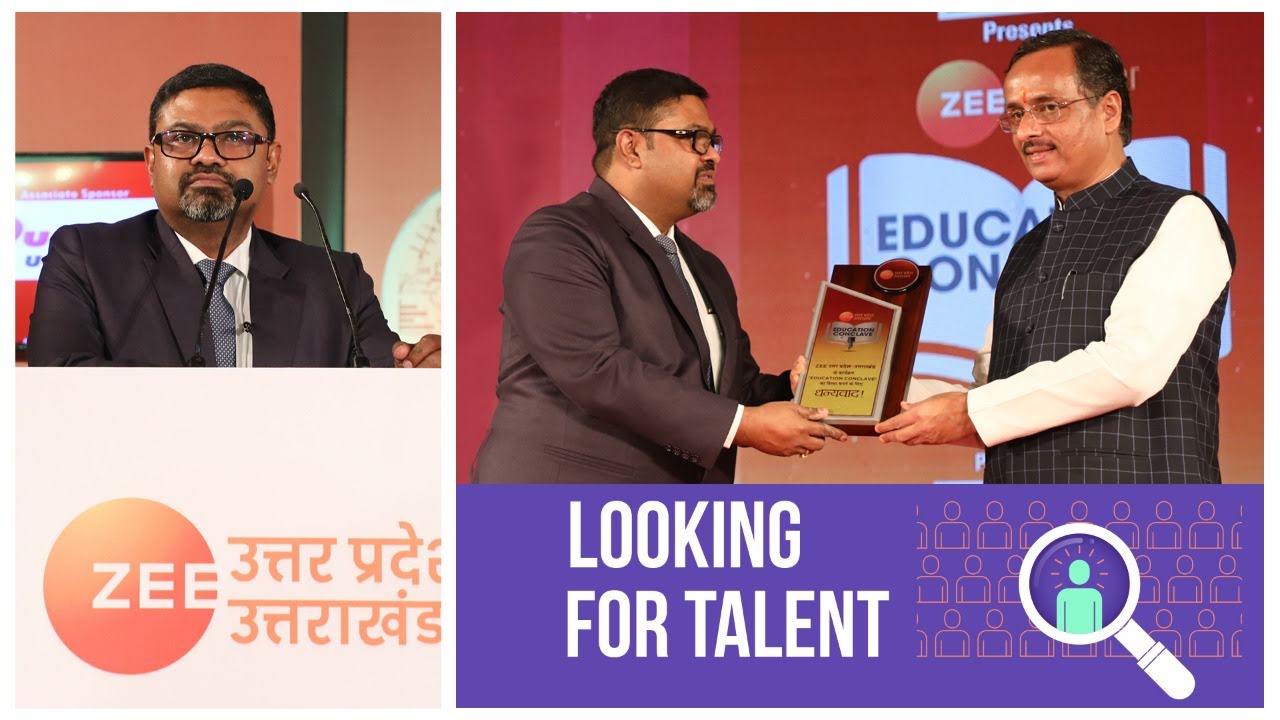 Ameet Mukherji receiving Geetin Award from UP Deputy Chief Minister